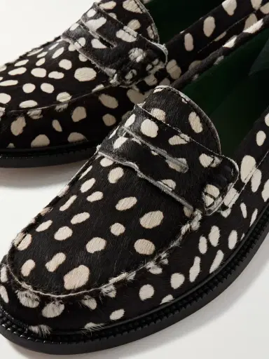 Vinny's Yardee Printed Calf Hair Penny Loafers - Men | Thumbnail 5 Vinny's Yardee Printed Calf Hair Penny Loafers - Men | Thumbnail 5