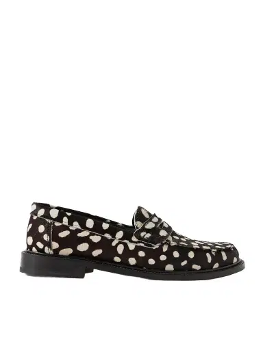Vinny's Yardee Printed Calf Hair Penny Loafers - Men | Thumbnail 1 Vinny's Yardee Printed Calf Hair Penny Loafers - Men | Thumbnail 1