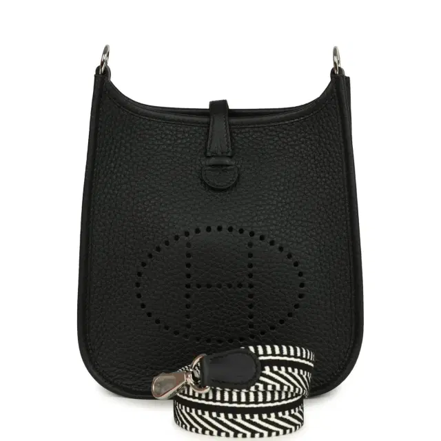 hermes Hermes Evelyne TPM Black Clemence Palladium Hardware
