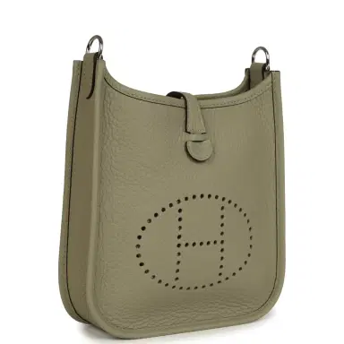 HERMÈS Hermes Evelyne TPM Sauge Clemence Palladium Hardware | Thumbnail 2 HERMÈS Hermes Evelyne TPM Sauge Clemence Palladium Hardware | Thumbnail 2