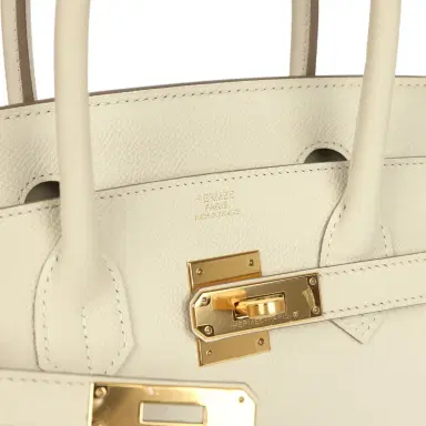 HERMÈS Pre-owned Hermes Birkin 30 Craie Epsom Gold Hardware | Thumbnail 7 HERMÈS Pre-owned Hermes Birkin 30 Craie Epsom Gold Hardware | Thumbnail 7