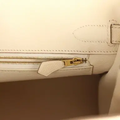 HERMÈS Pre-owned Hermes Birkin 30 Craie Epsom Gold Hardware | Thumbnail 9 HERMÈS Pre-owned Hermes Birkin 30 Craie Epsom Gold Hardware | Thumbnail 9