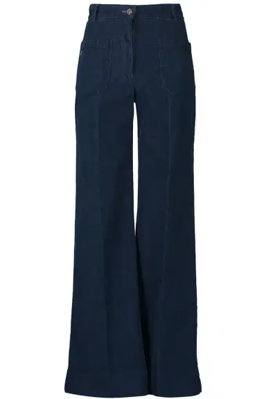 Victoria Beckham Alina Jean - Indigo Garment Dye | Thumbnail 1 Victoria Beckham Alina Jean - Indigo Garment Dye | Thumbnail 1