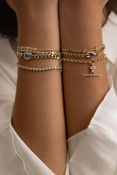Zoë Chicco Diamond Drop Bracelet | Thumbnail 2