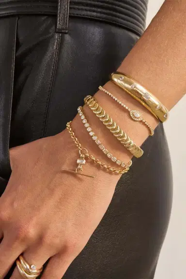 Zoë Chicco Diamond Drop Bracelet | Thumbnail 3