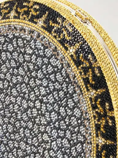 Judith Leiber Couture Royal Caviar Crystal-embellished Silver-tone Clutch | Thumbnail 4 Judith Leiber Couture Royal Caviar Crystal-embellished Silver-tone Clutch | Thumbnail 4