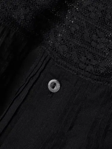 DÔEN Lilibet Lace-trimmed Pintucked Organic Cotton-voile Top | Thumbnail 4 DÔEN Lilibet Lace-trimmed Pintucked Organic Cotton-voile Top | Thumbnail 4