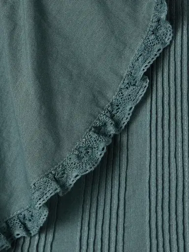 DÔEN Hardy Lace-trimmed Ruffled Pintucked Organic Cotton-voile Blouse | Thumbnail 5 DÔEN Hardy Lace-trimmed Ruffled Pintucked Organic Cotton-voile Blouse | Thumbnail 5