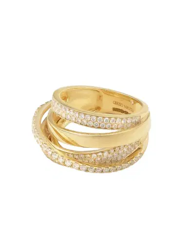 SHAY Orbit 18-karat Gold Diamond Ring | Thumbnail 1