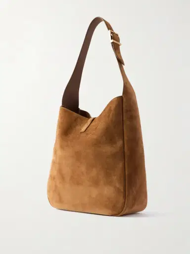 Saint Laurent Le 5 À 7 Supple Large Suede Shoulder Bag | Thumbnail 3 Saint Laurent Le 5 À 7 Supple Large Suede Shoulder Bag | Thumbnail 3