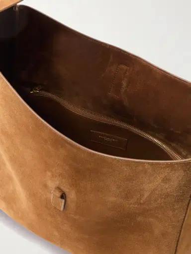 Saint Laurent Le 5 À 7 Supple Large Suede Shoulder Bag | Thumbnail 5 Saint Laurent Le 5 À 7 Supple Large Suede Shoulder Bag | Thumbnail 5