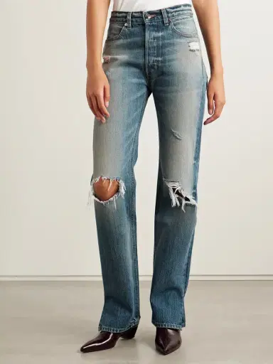 RÙADH The Agnes Distressed Mid-rise Straight-leg Jeans | Thumbnail 3 RÙADH The Agnes Distressed Mid-rise Straight-leg Jeans | Thumbnail 3