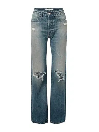 RÙADH The Agnes Distressed Mid-rise Straight-leg Jeans | Thumbnail 1 RÙADH The Agnes Distressed Mid-rise Straight-leg Jeans | Thumbnail 1