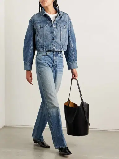 RÙADH The Mhor Cropped Denim Jacket | Thumbnail 2