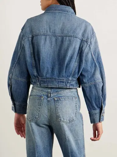 RÙADH The Mhor Cropped Denim Jacket | Thumbnail 3