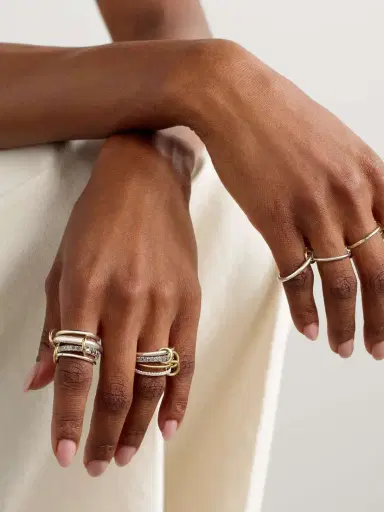 Spinelli Kilcollin Arla Sterling Silver And 18-karat Gold Diamond Ring | Thumbnail 6 Spinelli Kilcollin Arla Sterling Silver And 18-karat Gold Diamond Ring | Thumbnail 6