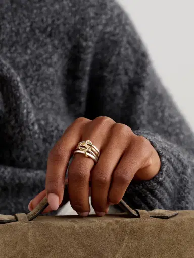 Spinelli Kilcollin Kira Sterling Silver And 18-karat Gold Diamond Ring | Thumbnail 2