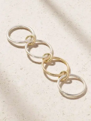Spinelli Kilcollin Kira Sterling Silver And 18-karat Gold Diamond Ring | Thumbnail 3