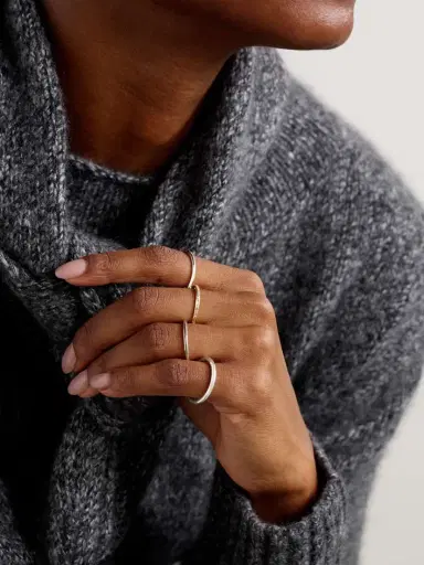Spinelli Kilcollin Kira Sterling Silver And 18-karat Gold Diamond Ring | Thumbnail 5