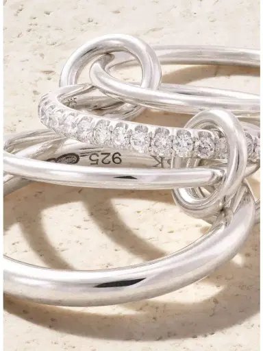 Spinelli Kilcollin Nimbus Sterling Silver Diamond Ring | Thumbnail 4 Spinelli Kilcollin Nimbus Sterling Silver Diamond Ring | Thumbnail 4