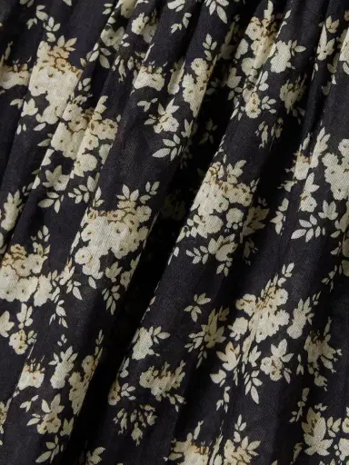 DÔEN Quinley Shirred Floral-print Organic Cotton-voile Midi Dress | Thumbnail 4 DÔEN Quinley Shirred Floral-print Organic Cotton-voile Midi Dress | Thumbnail 4