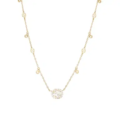 Gucci Gucci GG Interlocking 18K Yellow Gold Diamond Pendant Necklace by The Solist | Thumbnail 1