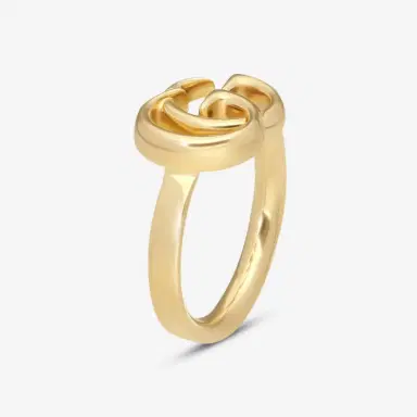 Gucci Gucci GG Running 18K Yellow Gold Thin Ring YBC525690001009 - by The Solist | Thumbnail 2