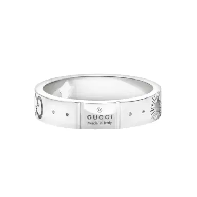 Gucci Gucci Icon 18K White Gold Band Ring YBC607339002010 - by The Solist | Thumbnail 1