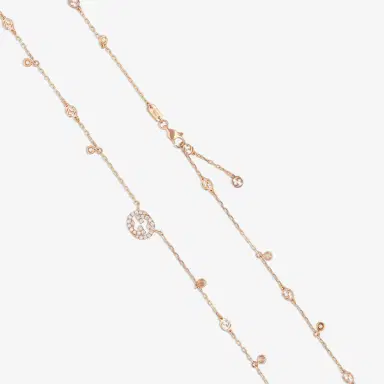 Gucci Gucci Interlocking G 18K Rose Gold Diamond Pendant Necklace by The Solist | Thumbnail 3