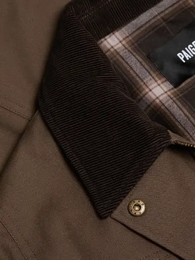 Paige Women's Horizon Cotton Jacket - Brown | Thumbnail 8