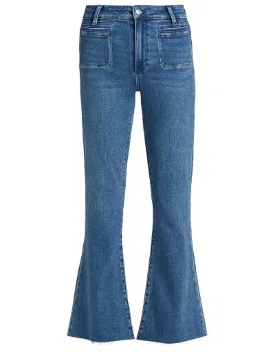 PAIGE Women's Marlow Skimmer Welt Pocket Flared Jeans | Thumbnail 1