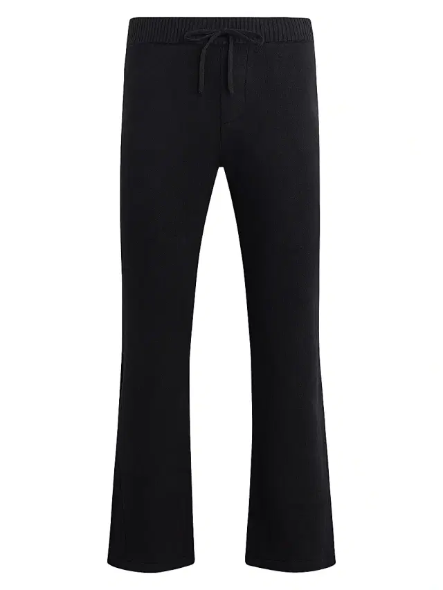 Hudson Jeans Men's Double Knit Kick Flare Pants - Pitch Black