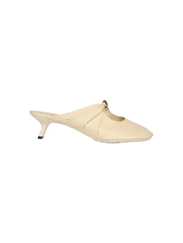 LOEWE Women's Pebble 45MM Leather Mules - Dough