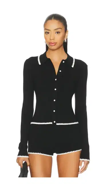 Lovers and Friends Lillie Polo Cardigan | Thumbnail 1