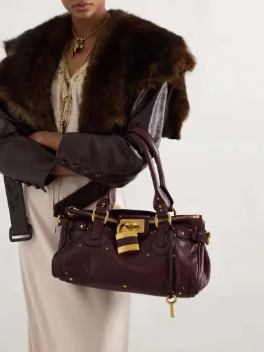 Chloé Paddington Embellished Leather Tote | Thumbnail 6 Chloé Paddington Embellished Leather Tote | Thumbnail 6