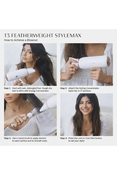 T3 Featherweight Stylemax Professional Hair Dryer With Automated Heat | Thumbnail 13