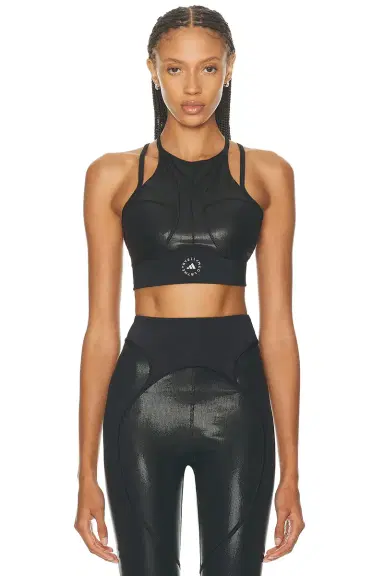 adidas by Stella McCartney TruePurpose Training Micro Dot Crop Top | Thumbnail 1