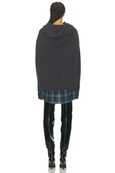 Acne Studios Krisp Cotton Flannel Sweater | Thumbnail 3