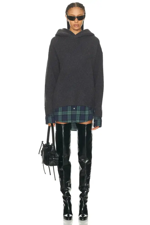 Krisp Cotton Flannel Sweater