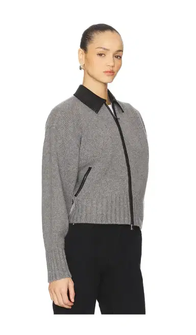 SIMKHAI Zofia Zipper Cardigan | Thumbnail 2
