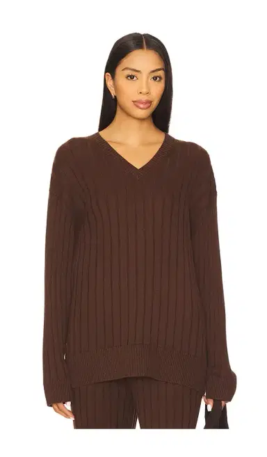 House of Harlow 1960 x REVOLVE Irvina Ribbed V Neck | Thumbnail 1