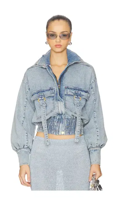 Asta Resort Diana Denim Parker Jacket | Thumbnail 2