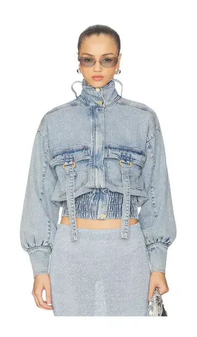 Asta Resort Diana Denim Parker Jacket | Thumbnail 1