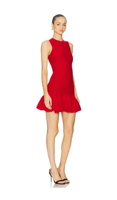 Fleur du Mal Dropped Waist Knit Corset Dress | Thumbnail 2