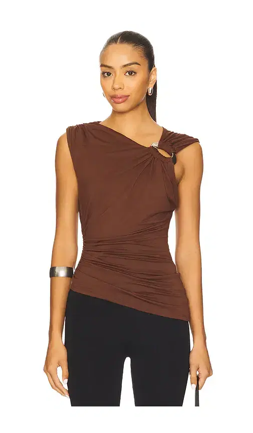 House of Harlow 1960 x REVOLVE Brandy Top