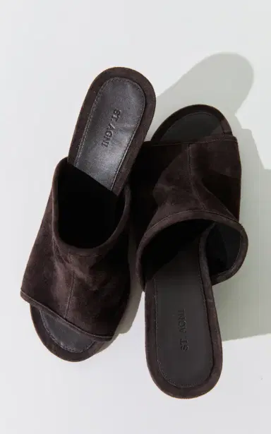 St. Agni Suede Bandeau Wedge | Thumbnail 6