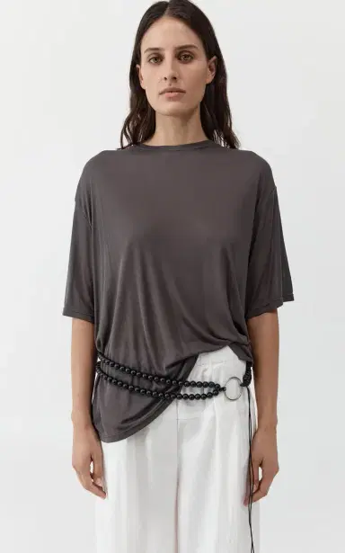 St. Agni Relaxed Tencel Jersey T-Shirt | Thumbnail 9