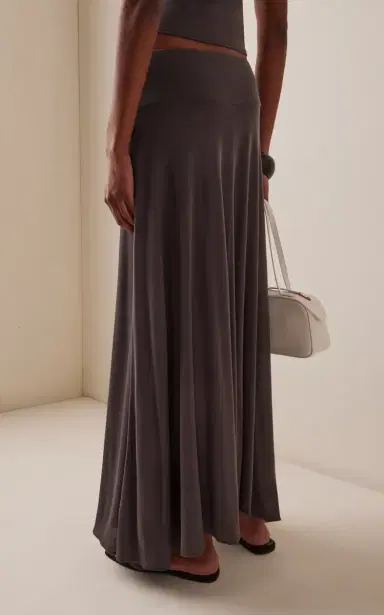 St. Agni Low-Rise Tencel Jersey Midi Skirt | Thumbnail 4