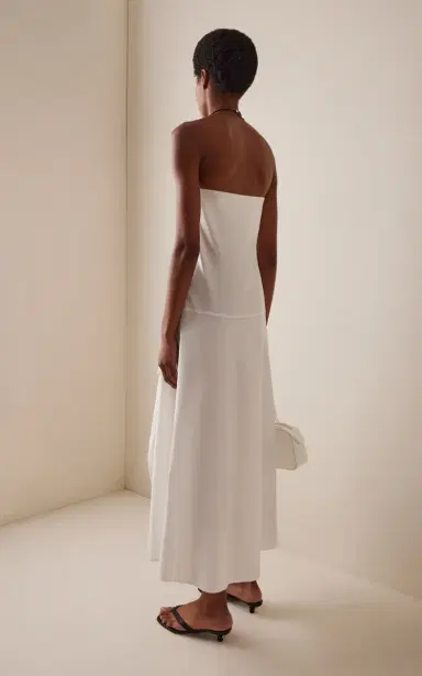 St. Agni Strapless Cotton Oxford Midi Dress | Thumbnail 8 St. Agni Strapless Cotton Oxford Midi Dress | Thumbnail 8