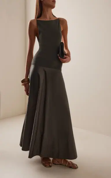 St. Agni Backless Circle-Hem Maxi Dress | Thumbnail 10